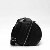 Кожаная сумка-рюкзак черная - изображение 7